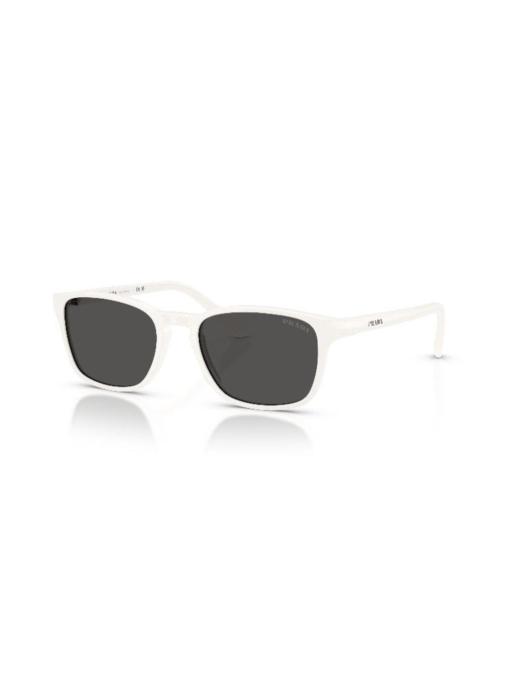 New Prada Men's Sunglasses White Grey Lens Acetate Frame PR D13SU 27M08Z 52